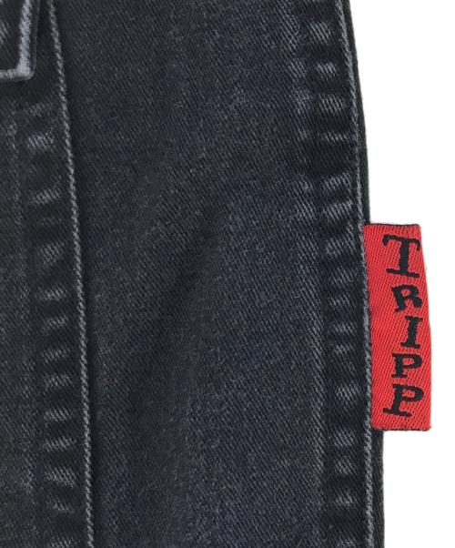 TRIPP NYC（トリップニューヨークシティー）TRIPP NYC (トリップニューヨークシティー) デザインカーゴパンツ ブラック サイズ:表記なしの古着・服飾アイテム