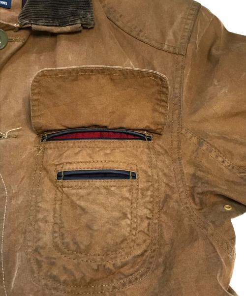 POLO RALPH LAUREN（ポロ・ラルフローレン）POLO RALPH LAUREN (ポロ・ラルフローレン) オイルドハンティングジャケット ブラウン サイズ:Sの古着・服飾アイテム