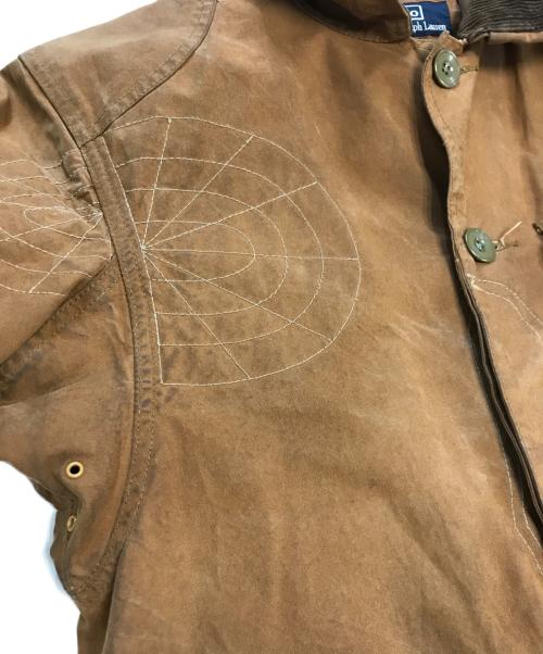 POLO RALPH LAUREN（ポロ・ラルフローレン）POLO RALPH LAUREN (ポロ・ラルフローレン) オイルドハンティングジャケット ブラウン サイズ:Sの古着・服飾アイテム