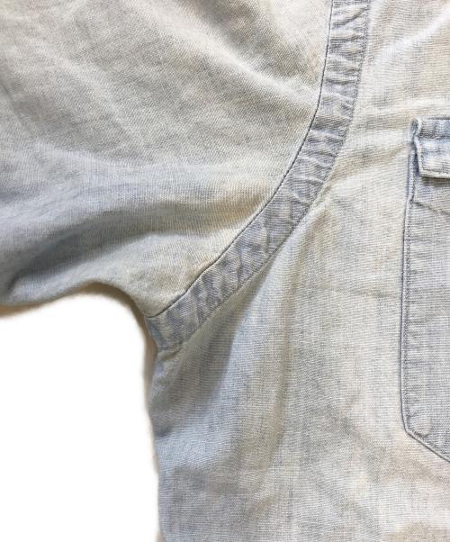 POLO RALPH LAUREN（ポロ・ラルフローレン）POLO RALPH LAUREN (ポロ・ラルフローレン) シャンブレーウエスタンシャツ インディゴ サイズ:Mの古着・服飾アイテム