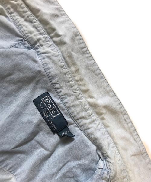 POLO RALPH LAUREN（ポロ・ラルフローレン）POLO RALPH LAUREN (ポロ・ラルフローレン) シャンブレーウエスタンシャツ インディゴ サイズ:Mの古着・服飾アイテム