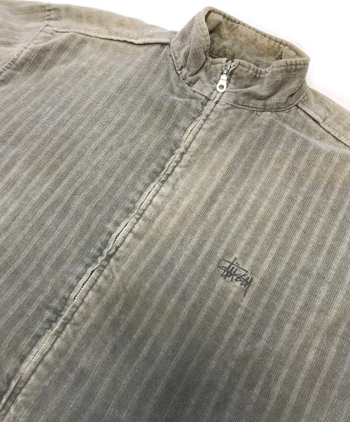 stussy（ステューシー）stussy (ステューシー) ジップアップジャケット ベージュ サイズ:Sの古着・服飾アイテム