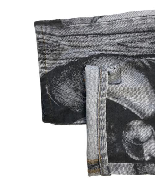 DIESEL（ディーゼル）DIESEL (ディーゼル) Tom of Finland Foundation (トム・オブ・フィンランド財団) デニムパンツ ブラック サイズ:W28の古着・服飾アイテム