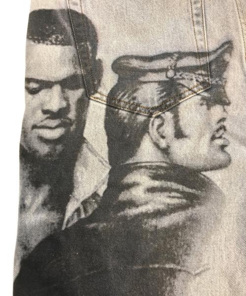 DIESEL（ディーゼル）DIESEL (ディーゼル) Tom of Finland Foundation (トム・オブ・フィンランド財団) デニムパンツ ブラック サイズ:W28の古着・服飾アイテム