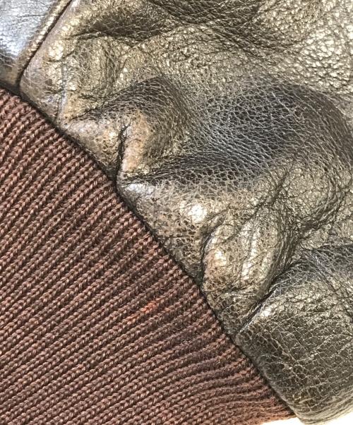 L.L.Bean（エルエルビーン マウンテンパーカー）L.L.Bean (エルエルビーン) a-2 レザージャケット ブラック サイズ:44Longの古着・服飾アイテム