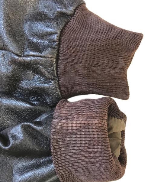 L.L.Bean（エルエルビーン マウンテンパーカー）L.L.Bean (エルエルビーン) a-2 レザージャケット ブラック サイズ:44Longの古着・服飾アイテム