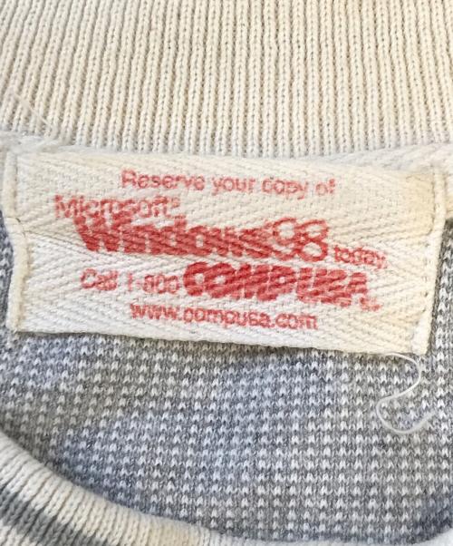 Windows 98 COMPUS（ウィンドウズ 98 コンパス）Windows 98 COMPUS (ウィンドウズ 98 コンパス) スウェット グレー サイズ:XLの古着・服飾アイテム