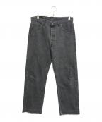 LEVI'Sリーバイス）の古着「後染めデニムパンツ」｜ブラック