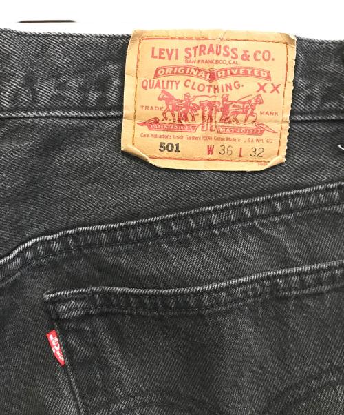 LEVI'S（リーバイス）LEVI'S (リーバイス) 後染めデニムパンツ ブラック サイズ:W36×L32の古着・服飾アイテム