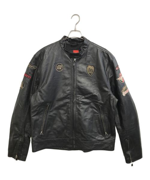 DUCATI（ドゥカティ）DUCATI (ドゥカティ) DAINESE (ダイネーゼ) レザージャケット ブラック サイズ:表記なしの古着・服飾アイテム