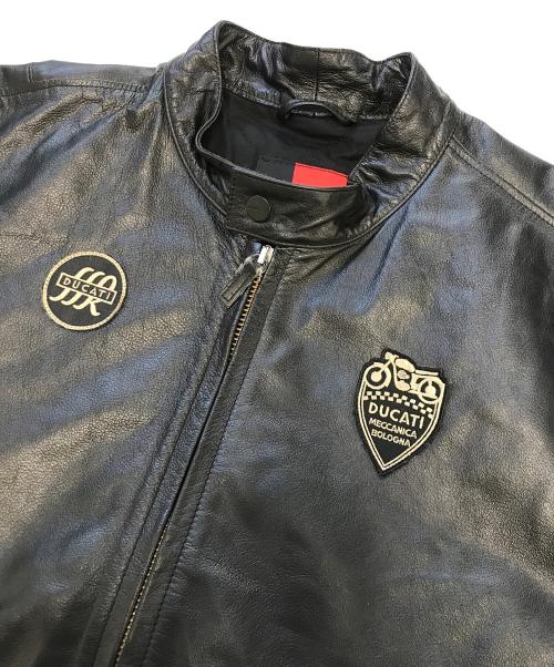 DUCATI（ドゥカティ）DUCATI (ドゥカティ) DAINESE (ダイネーゼ) レザージャケット ブラック サイズ:表記なしの古着・服飾アイテム