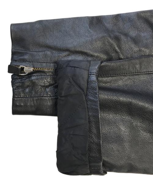 DUCATI（ドゥカティ）DUCATI (ドゥカティ) DAINESE (ダイネーゼ) レザージャケット ブラック サイズ:表記なしの古着・服飾アイテム