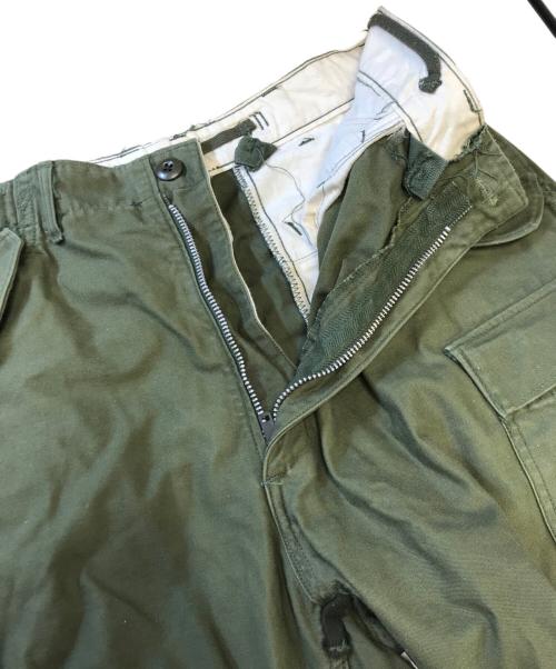VINTAGE MILITARY（ヴィンテージ ミリタリー）VINTAGE MILITARY (ヴィンテージ ミリタリー) US ARMY M-65 フィールドパンツ グリーン サイズ:SMALL SHORTの古着・服飾アイテム