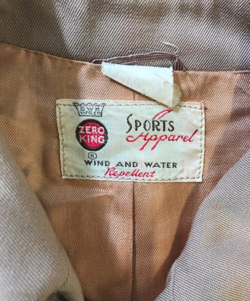 ZERO KING（ゼロキング）ZERO KING (ゼロキング) レーヨンギャバジン スポーツジャケット ブラウン サイズ:36の古着・服飾アイテム