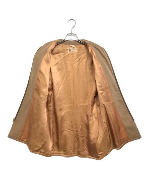 ZERO KING（ゼロキング）ZERO KING (ゼロキング) レーヨンギャバジン スポーツジャケット ブラウン サイズ:36の古着・服飾アイテム