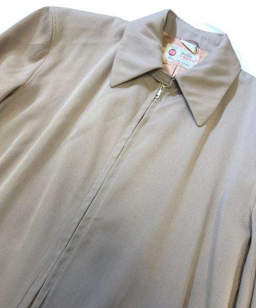 ZERO KING（ゼロキング）ZERO KING (ゼロキング) レーヨンギャバジン スポーツジャケット ブラウン サイズ:36の古着・服飾アイテム