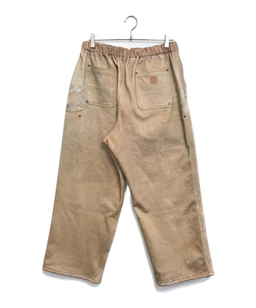 BEAMS（ビームス）BEAMS (ビームス) Mock Print Double Knee Sweat Pants ブラウン サイズ:Lの古着・服飾アイテム