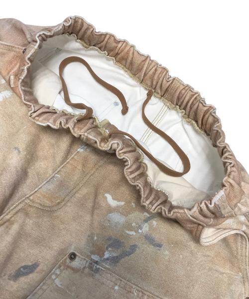 BEAMS（ビームス）BEAMS (ビームス) Mock Print Double Knee Sweat Pants ブラウン サイズ:Lの古着・服飾アイテム