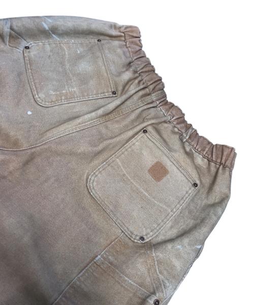 BEAMS（ビームス）BEAMS (ビームス) Mock Print Double Knee Sweat Pants ブラウン サイズ:Lの古着・服飾アイテム