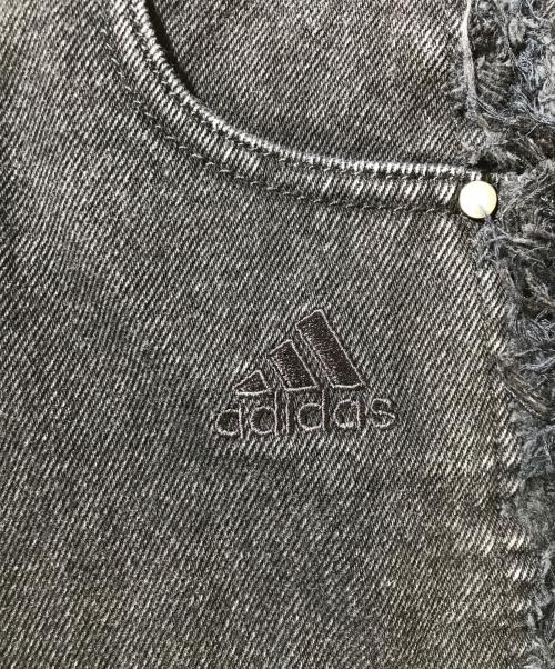 adidas（アディダス）adidas (アディダス) Teamgeist Wide Black Denim ブラック サイズ:30の古着・服飾アイテム
