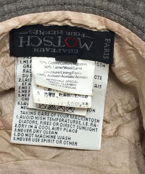 MOTSCH HERMES（モッチ エルメス）MOTSCH HERMES (モッチ エルメス) ハット ブラウン サイズ:58の古着・服飾アイテム