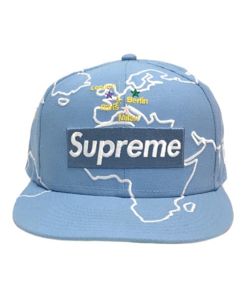 SUPREME（シュプリーム）SUPREME (シュプリーム) New Era (ニューエラ) Worldwide Box Logo スカイブルー サイズ:7 1/2 59.6cmの古着・服飾アイテム