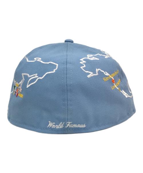 SUPREME（シュプリーム）SUPREME (シュプリーム) New Era (ニューエラ) Worldwide Box Logo スカイブルー サイズ:7 1/2 59.6cmの古着・服飾アイテム