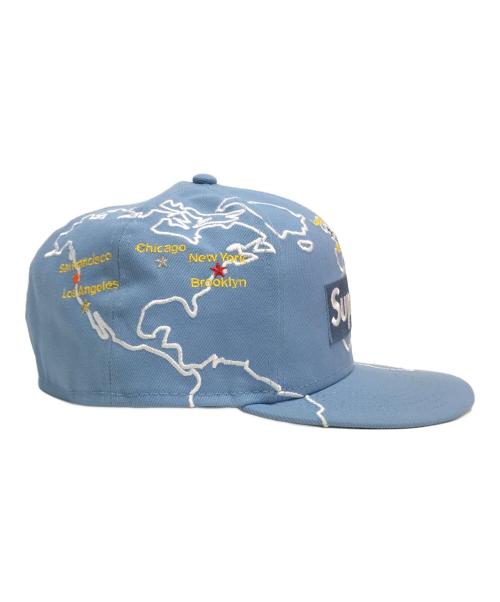SUPREME（シュプリーム）SUPREME (シュプリーム) New Era (ニューエラ) Worldwide Box Logo スカイブルー サイズ:7 1/2 59.6cmの古着・服飾アイテム