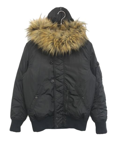 DIESEL（ディーゼル）DIESEL (ディーゼル) N-2Bジャケット ブラック サイズ:Mの古着・服飾アイテム