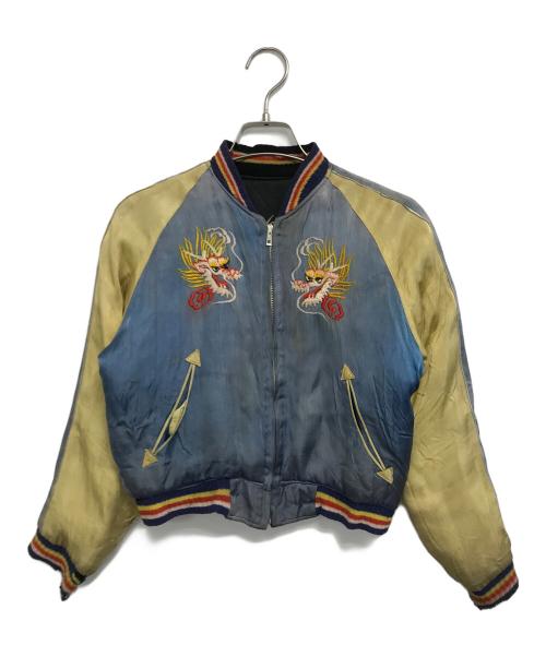 VINTAGE（ヴィンテージ）VINTAGE (ヴィンテージ) スカジャン ブルー サイズ:不明の古着・服飾アイテム
