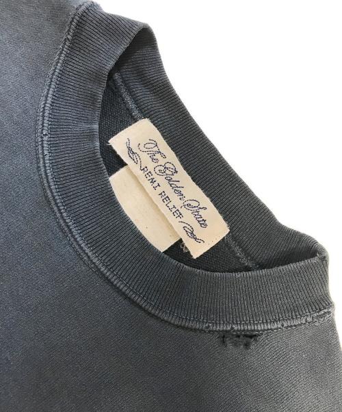 REMI RELIEF（レミレリーフ）REMI RELIEF (レミレリーフ) SHISHIKUI (シシクイ) ダメージ加工クルーネックスウェット グレー サイズ:Mの古着・服飾アイテム