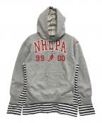 GOOD DESIGN SHOP COMME des GARCONSグッドデザインショップ コムデギャルソン）の古着「ドッキングパーカー」｜グレー