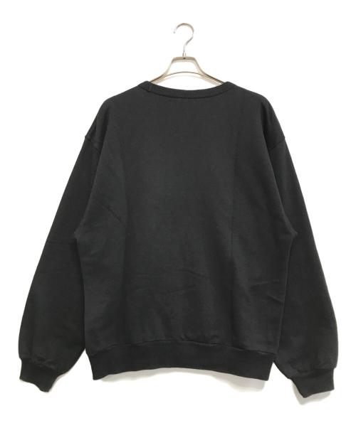 DRIES VAN NOTEN（ドリスヴァンノッテン）DRIES VAN NOTEN (ドリスヴァンノッテン) オーバーサイズスウェット ブラック サイズ:Sの古着・服飾アイテム