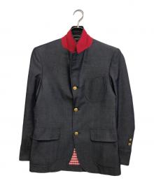 JUNYA WATANABE COMME des GARCONS×BROOKS BROTHERS（(ジュンヤワタナベ コムデギャルソン×ブルックスブラザーズ）の古着「テーラードジャケット」｜インディゴ