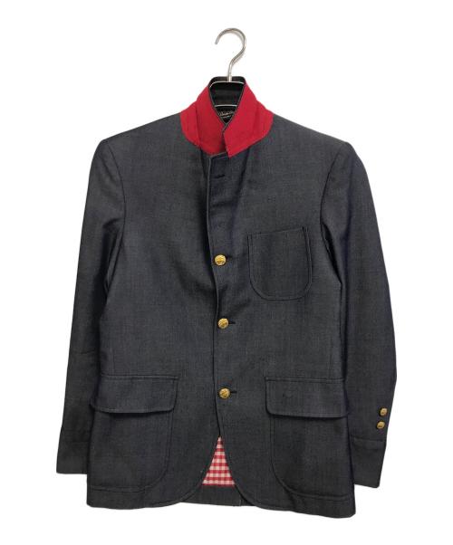 JUNYA WATANABE COMME des GARCONS（(ジュンヤワタナベ コムデギャルソン）JUNYA WATANABE COMME des GARCONS ((ジュンヤワタナベ コムデギャルソン) BROOKS BROTHERS (ブルックスブラザーズ) テーラードジャケット インディゴ サイズ:Sの古着・服飾アイテム