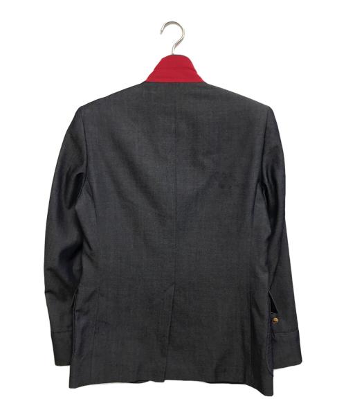 JUNYA WATANABE COMME des GARCONS（(ジュンヤワタナベ コムデギャルソン）JUNYA WATANABE COMME des GARCONS ((ジュンヤワタナベ コムデギャルソン) BROOKS BROTHERS (ブルックスブラザーズ) テーラードジャケット インディゴ サイズ:Sの古着・服飾アイテム