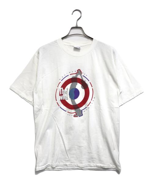 バンドTシャツ（バンドTシャツ）バンドTシャツ (バンドTシャツ) 90s The Who(ザ・フー) バンドTシャツ ホワイト サイズ:Lの古着・服飾アイテム