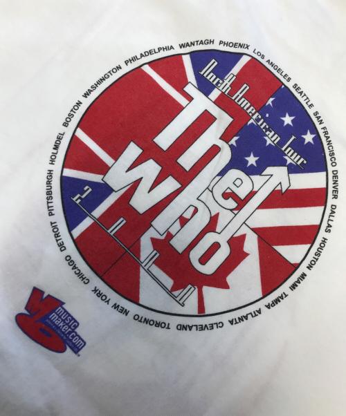 バンドTシャツ（バンドTシャツ）バンドTシャツ (バンドTシャツ) 90s The Who(ザ・フー) バンドTシャツ ホワイト サイズ:Lの古着・服飾アイテム
