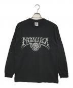 バンドロングスリーブTシャツバンドロングスリーブTシャツ）の古着「00s METALLICA(メタリカ) バンドロングスリーブTシャツ」｜ブラック