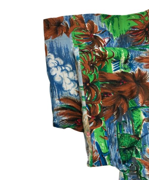 south pacific（サウス・パシフィック）south pacific (サウス・パシフィック) アロハシャツ ネイビー サイズ:Mの古着・服飾アイテム