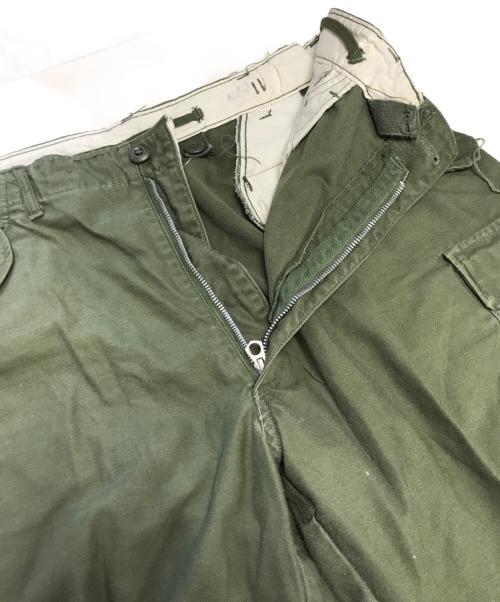 VINTAGE MILITARY（ヴィンテージ ミリタリー）VINTAGE MILITARY (ヴィンテージ ミリタリー) US ARMY M-65 フィールドパンツ カーキ サイズ:SHORT‐MEDIUMの古着・服飾アイテム