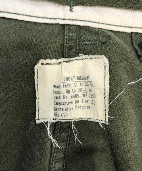 VINTAGE MILITARY（ヴィンテージ ミリタリー）VINTAGE MILITARY (ヴィンテージ ミリタリー) US ARMY M-65 フィールドパンツ カーキ サイズ:SHORT‐MEDIUMの古着・服飾アイテム