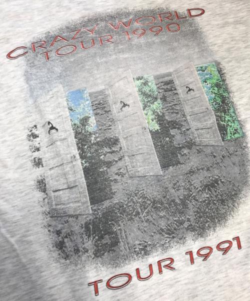 バンドTシャツ（バンドTシャツ）バンドTシャツ (バンドTシャツ) 90s Scorpions(スコーピオンズ) バンドTシャツ グレー サイズ:表記なしの古着・服飾アイテム