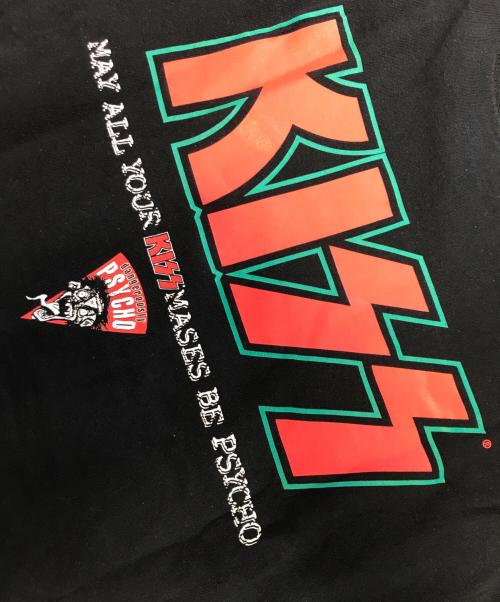 バンドTシャツ（バンドTシャツ）バンドTシャツ (バンドTシャツ) 00s KISS(キッス) バンドTシャツ ブラック サイズ:Lの古着・服飾アイテム