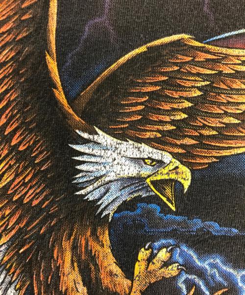 モーターサイクルTシャツ（モーターサイクルTシャツ）モーターサイクルTシャツ (モーターサイクルTシャツ) 90s HARLEY-DAVIDSON(ハーレーダビッドソン) モーターサイクルTシャツ ブラック サイズ:Mの古着・服飾アイテム