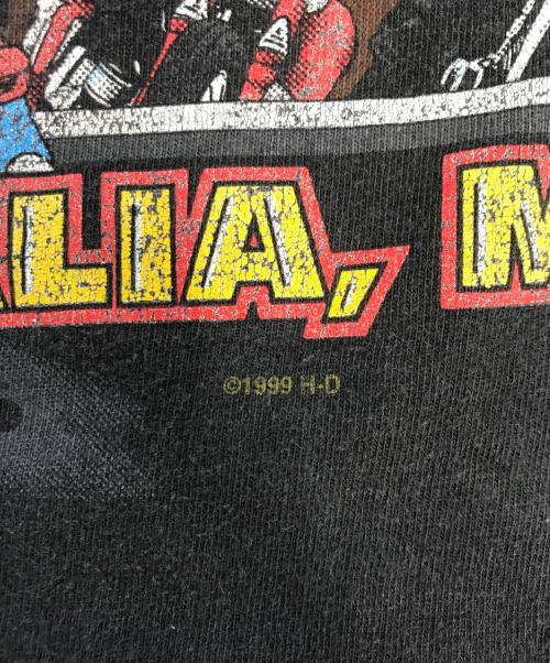 モーターサイクルTシャツ（モーターサイクルTシャツ）モーターサイクルTシャツ (モーターサイクルTシャツ) 90s HARLEY-DAVIDSON(ハーレーダビッドソン) モーターサイクルTシャツ ブラック サイズ:Mの古着・服飾アイテム