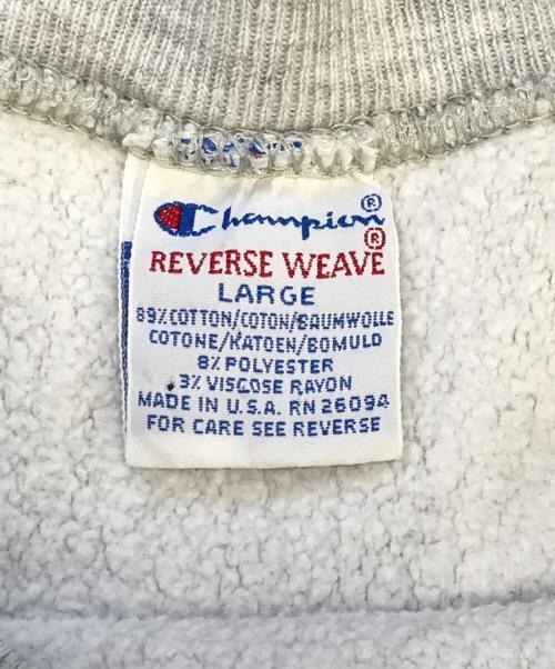 Champion（チャンピオン）Champion (チャンピオン) リバースウィーブスウェット グレー サイズ:Lの古着・服飾アイテム