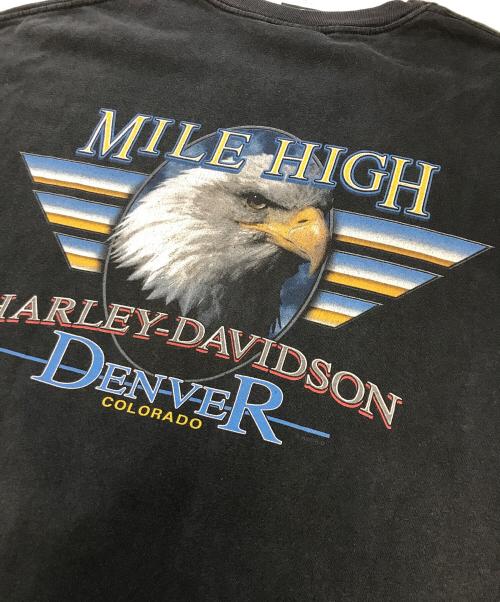 モーターサイクルTシャツ（モーターサイクルTシャツ）モーターサイクルTシャツ (モーターサイクルTシャツ) 00s HARLEY-DAVIDSON(ハーレーダビッドソン) モーターサイクルTシャツ ブラック サイズ:XLの古着・服飾アイテム