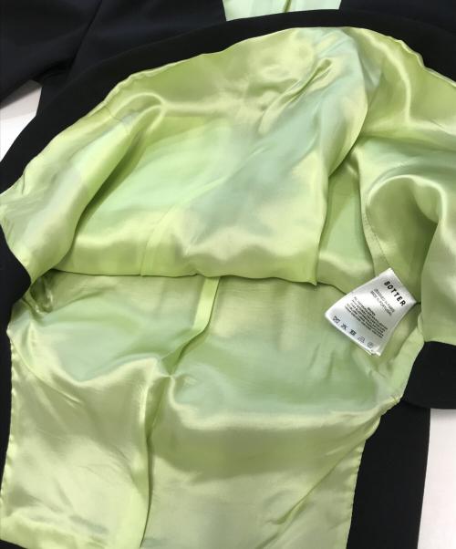 BOTTER（ボッター）BOTTER (ボッター) スキッパーテーラードジャケット ブラック サイズ:44の古着・服飾アイテム