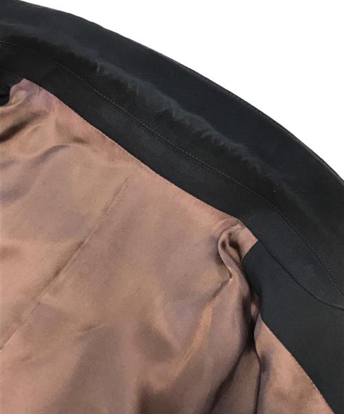 sulvam（サルバム）sulvam (サルバム) カットオフ加工テーラードジャケット ブラック サイズ:Mの古着・服飾アイテム